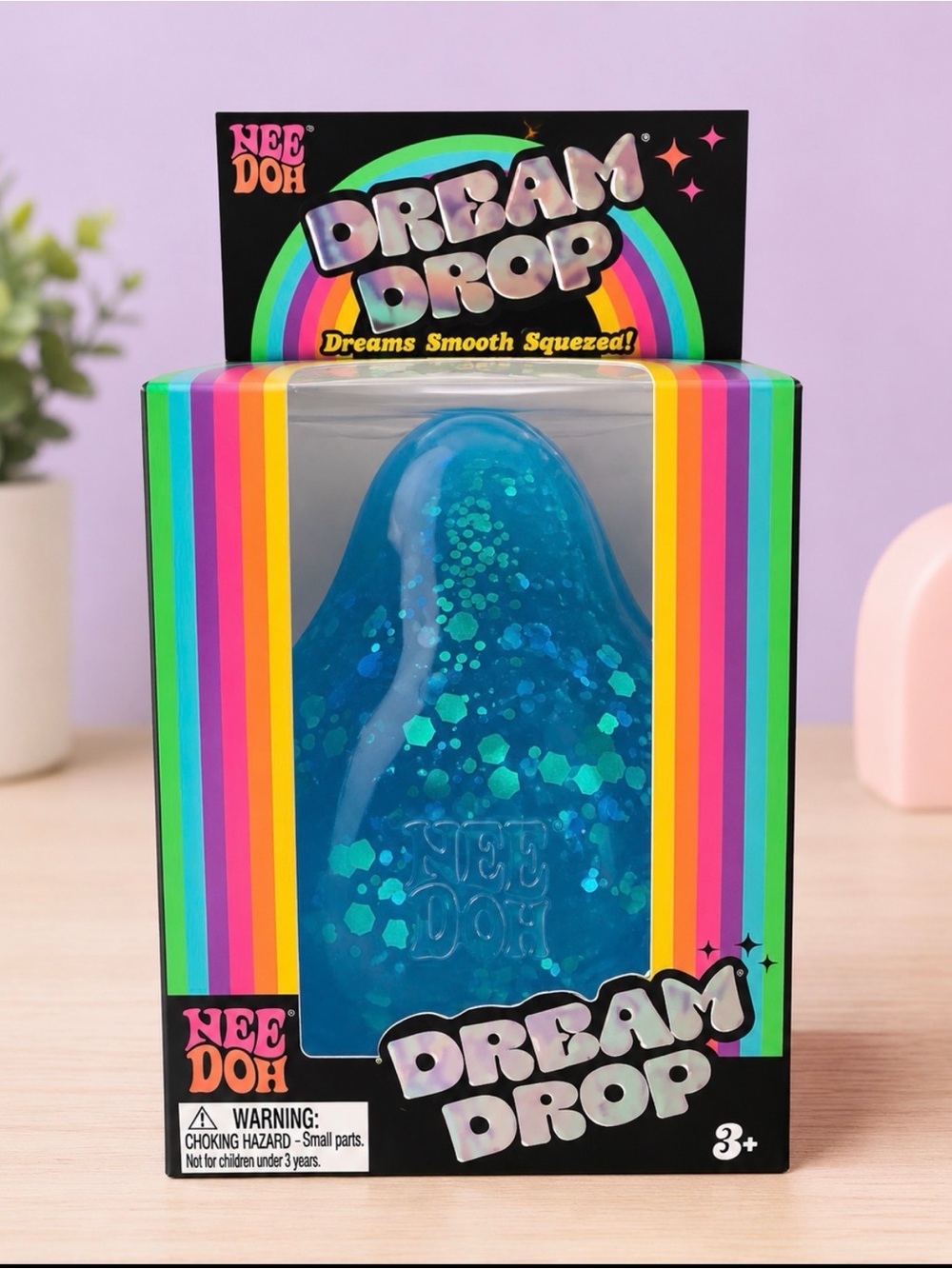 Dream Drop Blue Glitter Squeeze - Soothing Bath & Body Stress Relief